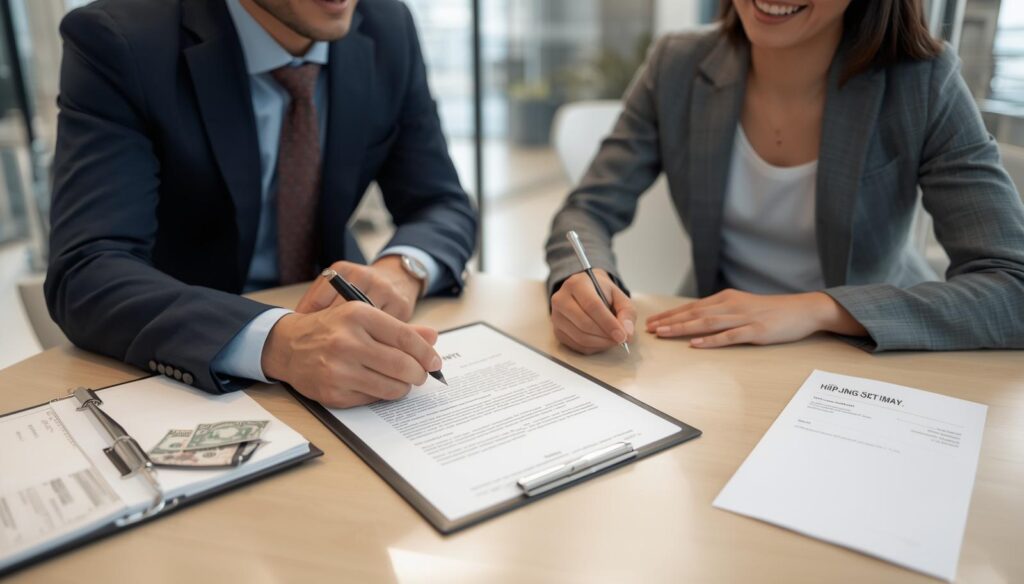 Báo giá và lên hợp đồng