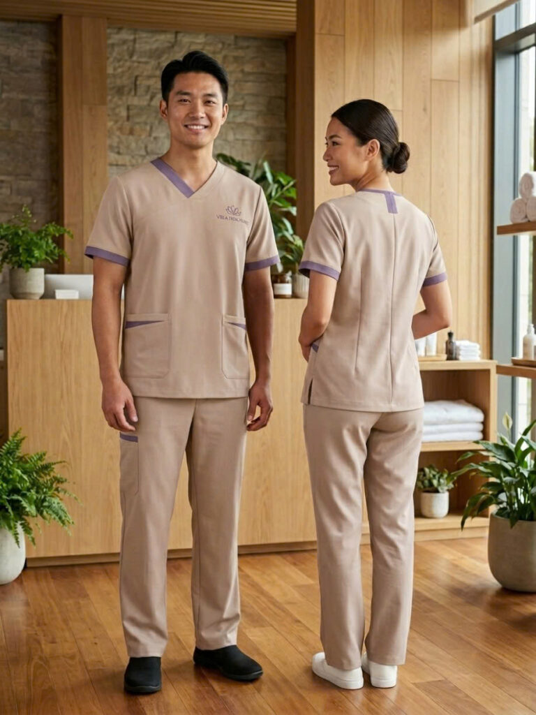 Đồng phục diều dưỡng viên thiết kế tối giản năng động