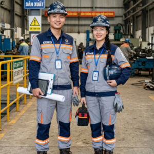 Đồng Phục Bảo Hộ Lao Động BH003 - Đồng Phục Kỹ Sư Nhà Máy