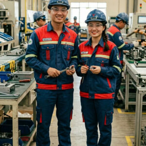 Đồng Phục Bảo Hộ Lao Động BH004 - Đồng Phục Kỹ Sư Nhà Máy