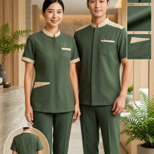 đồng phục spa cổ tàu DPS10