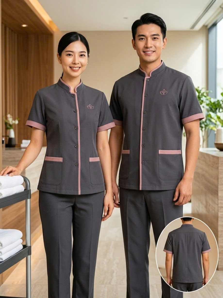 Đồng phục spa cổ tàu