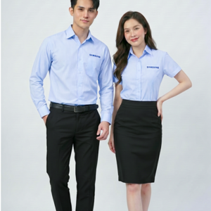 Đồng phục sơ mi kẻ Samsung