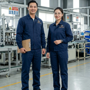 Đồng phục bảo hộ lao động BH017 màu xanh navy trơn