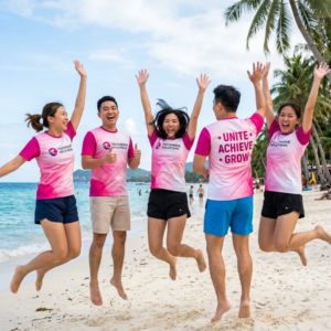 Đồng Phục Áo Cổ Tròn Teambuilding TBD002