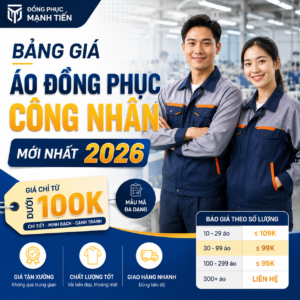 Bảng giá áo đồng phục công nhân