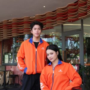 Đồng Phục Áo Khoác Ahamove - Phối cam xanh